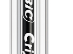 BIC Cristal Original Stylos-Bille Pointe Moyenne (1,00 mm) avec Capuchons et Embouts Assortis - Couleurs d’Encre Assorties, Lot de 5