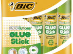 BIC ECOlutions Bâtons de Colle Blanche - 8 g, Pochette de 5
