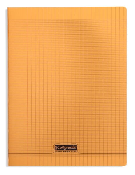Cahier piqué 8000 POLYPRO 24x32 cm 96 pages grands carreaux 90 g