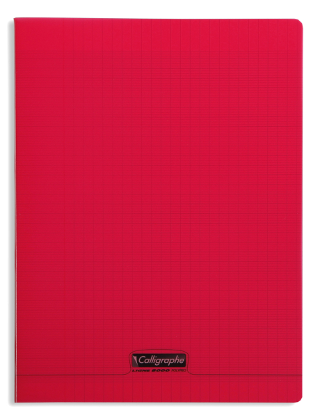 Cahier piqué 8000 POLYPRO 24x32 cm 48 pages grands carreaux 90 g