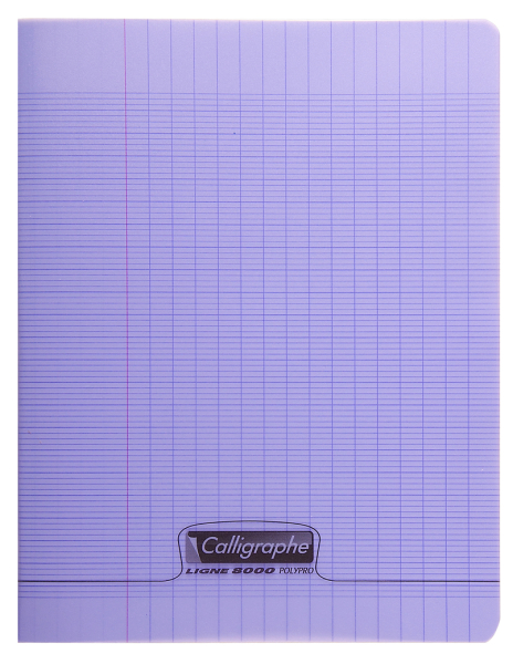 Cahier piqué 8000 POLYPRO 17x22 cm 96 pages grands carreaux 90 g